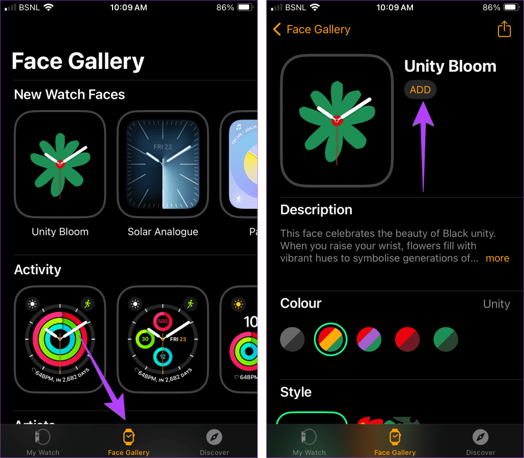 Comment changer le visage de l'Apple Watch depuis un iPhone ou une montre