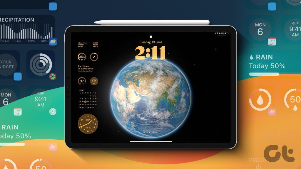 Come personalizzare la schermata di blocco dell'iPad con widget e sfondi animati