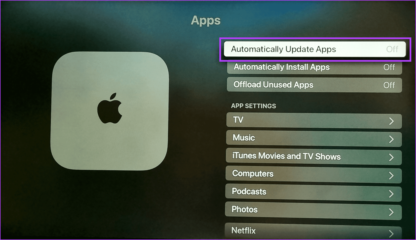 如何更新 Apple TV 軟體和應用程式