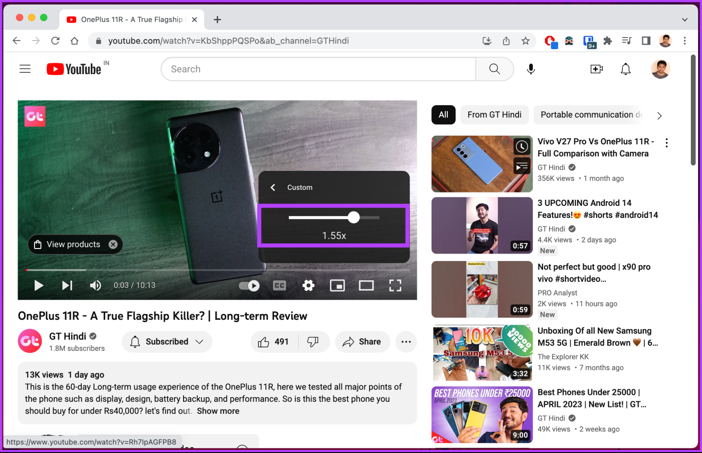 Come modificare la velocità di riproduzione di YouTube su desktop e dispositivi mobili