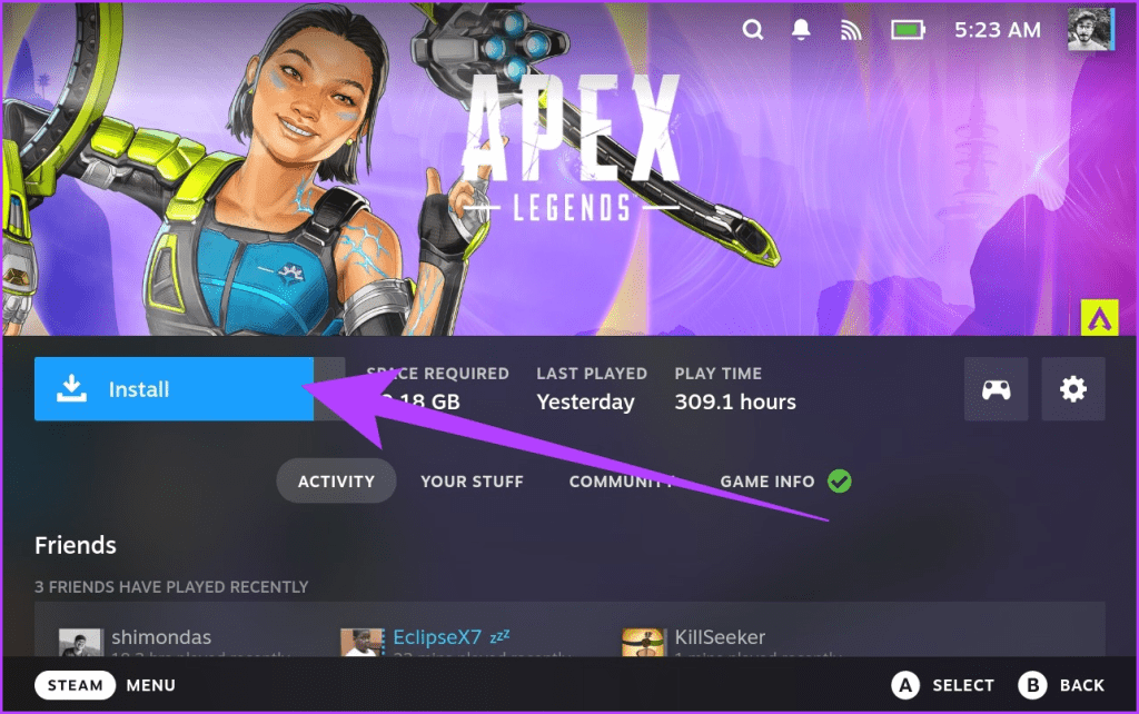 كيفية تثبيت وتشغيل Apex Legends على Steam Deck