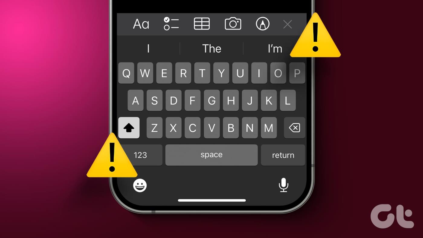 As 12 principais maneiras de consertar o teclado do iPhone que não aparece