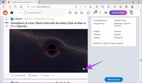 Jak uzyskać dźwięk w filmach Reddit w aplikacji i przeglądarce