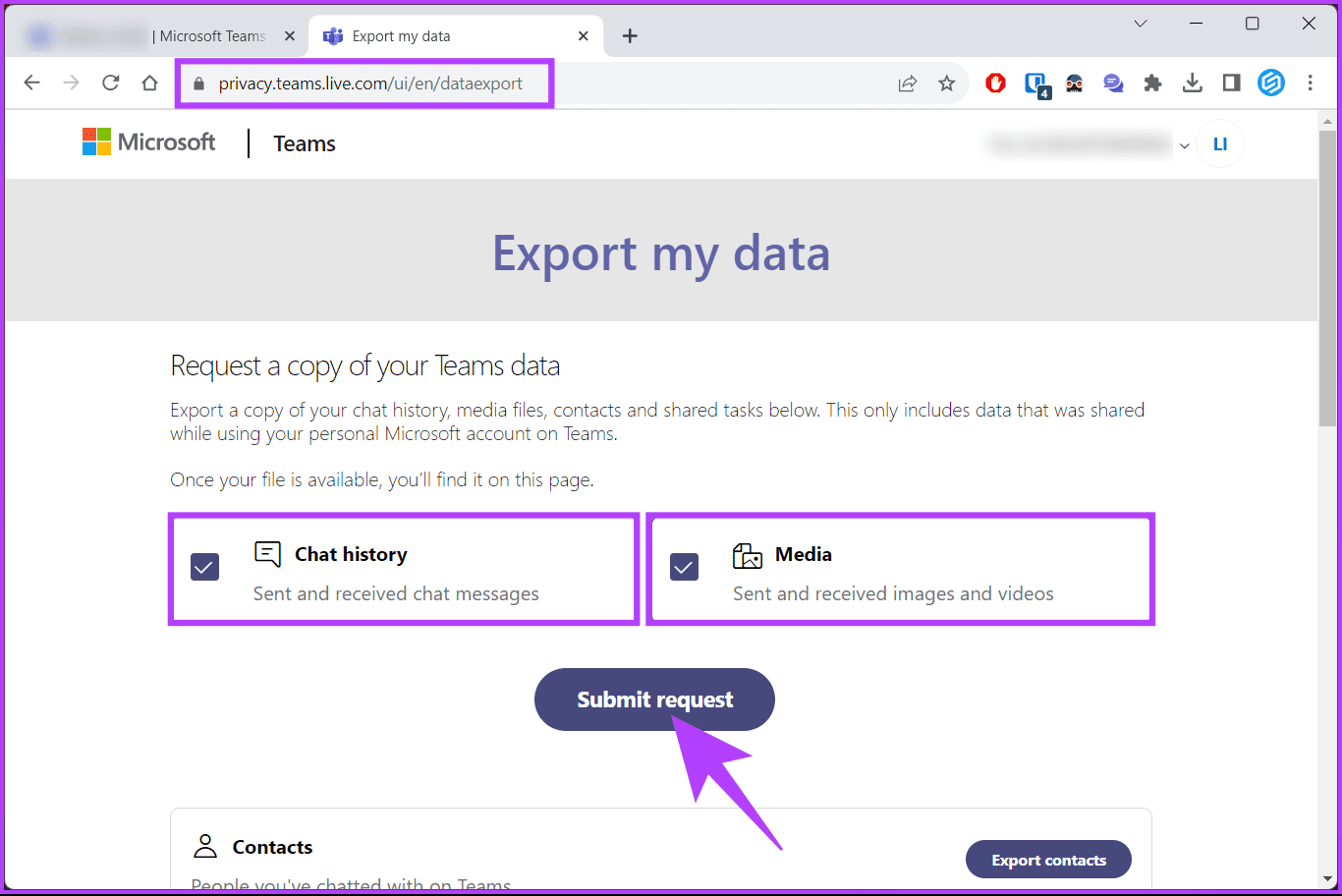 6 maneiras de exportar o histórico de bate-papo do Microsoft Teams