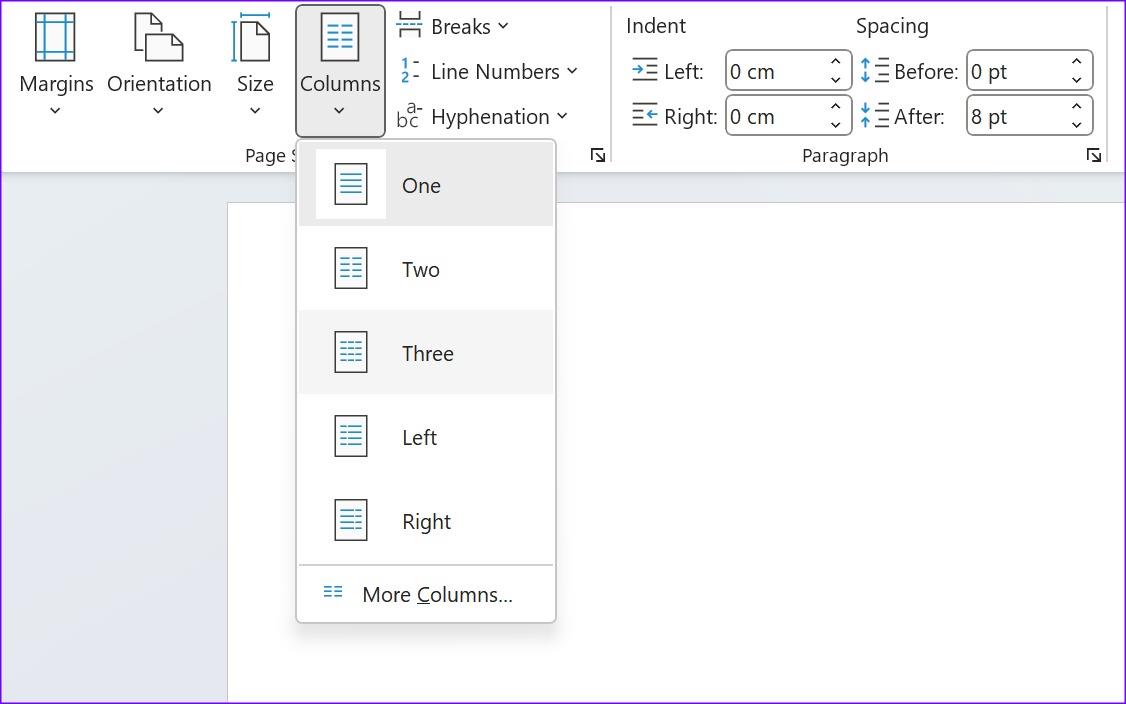 5 formas de cambiar el diseño de página predeterminado en Microsoft Word