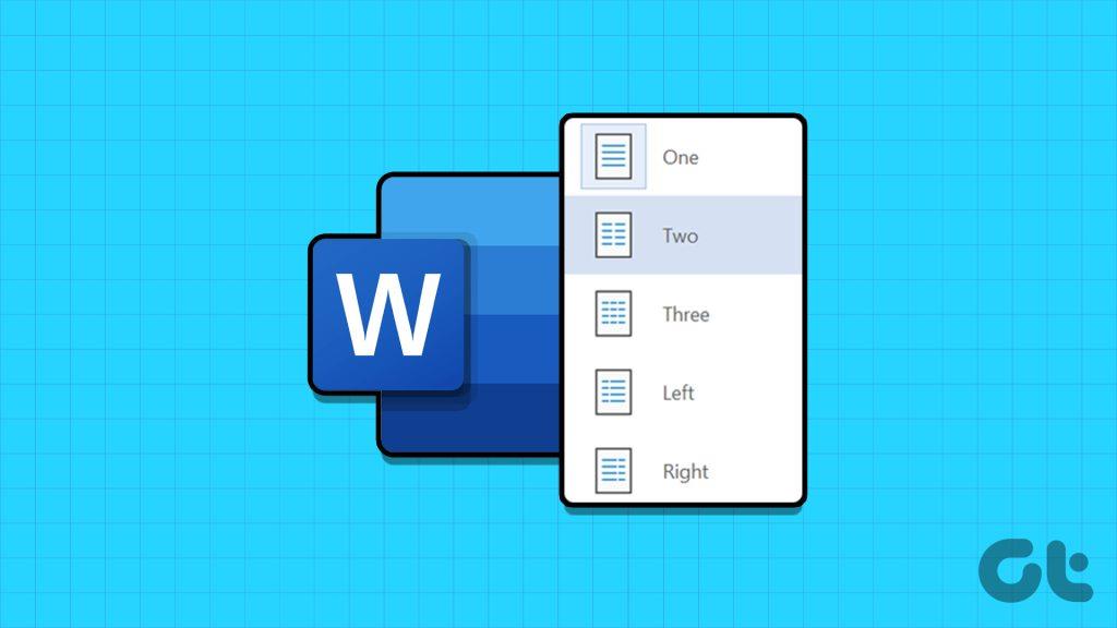 Microsoft Wordで列を作成する方法