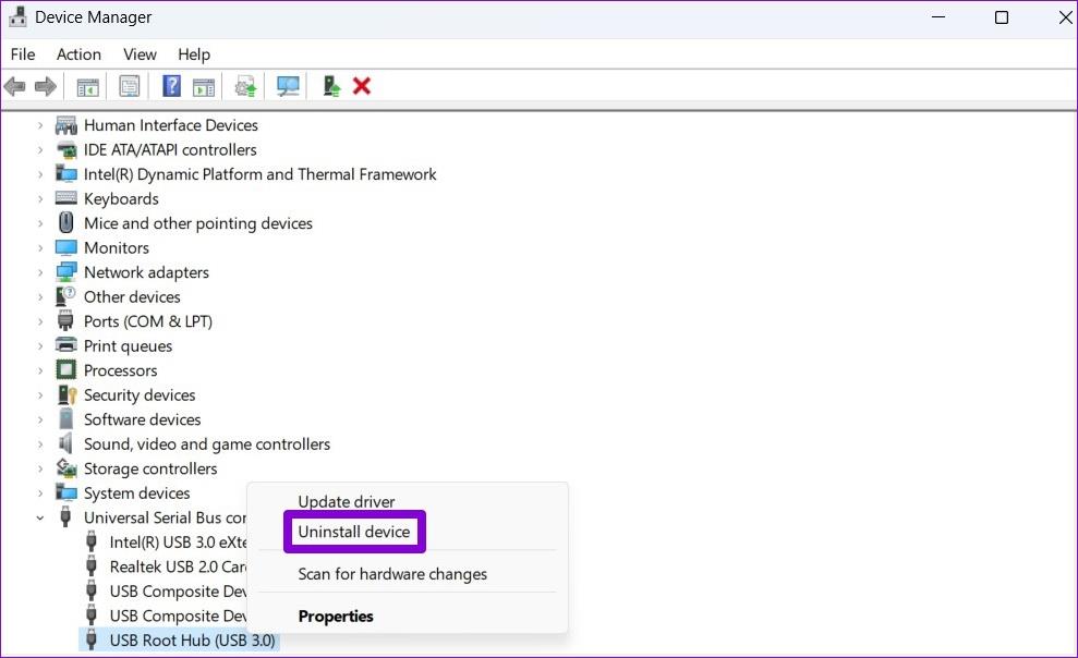 I 6 modi principali per riparare i dispositivi USB Continuare a disconnettersi e riconnettersi in Windows 11