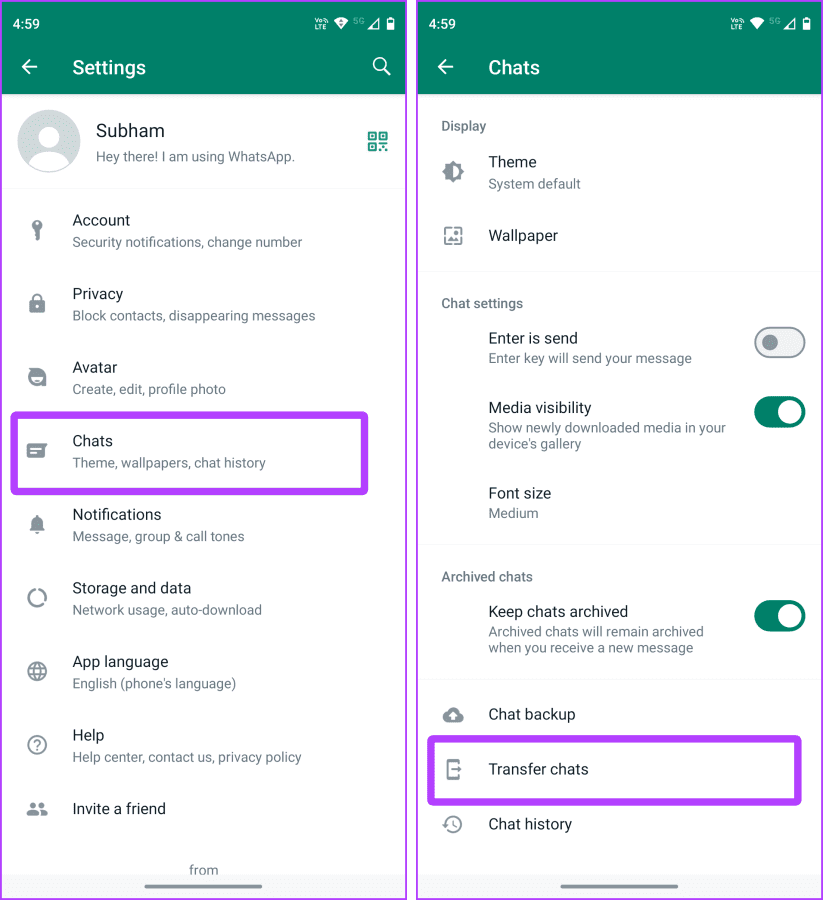 Como transferir mensagens do WhatsApp para um novo telefone sem backup