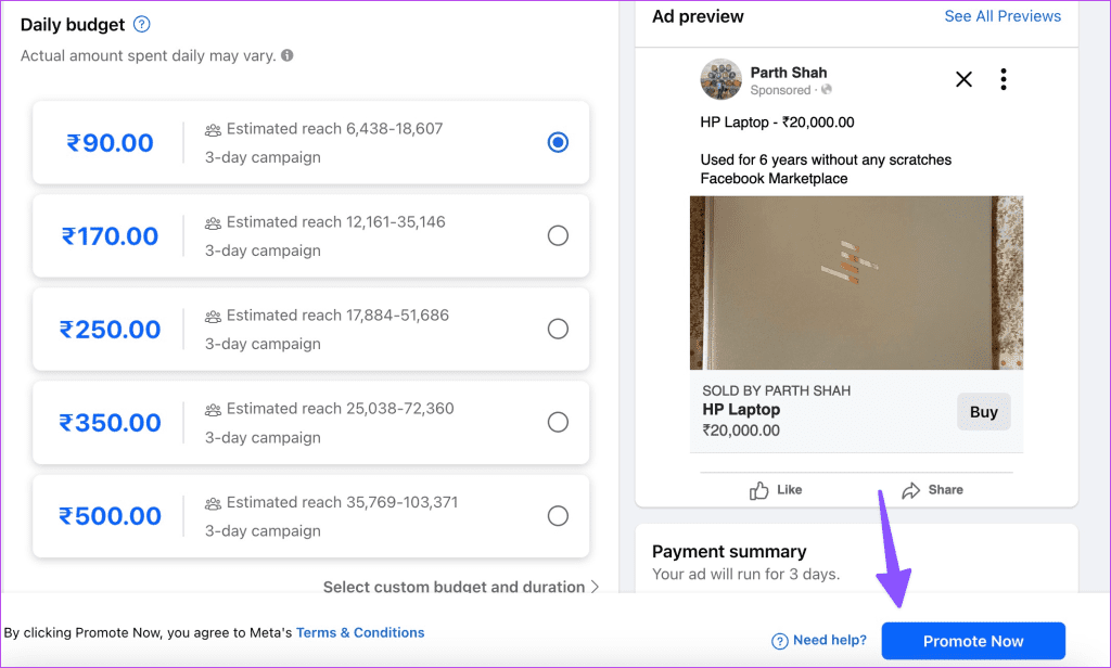 Como obter mais visualizações no Facebook Marketplace