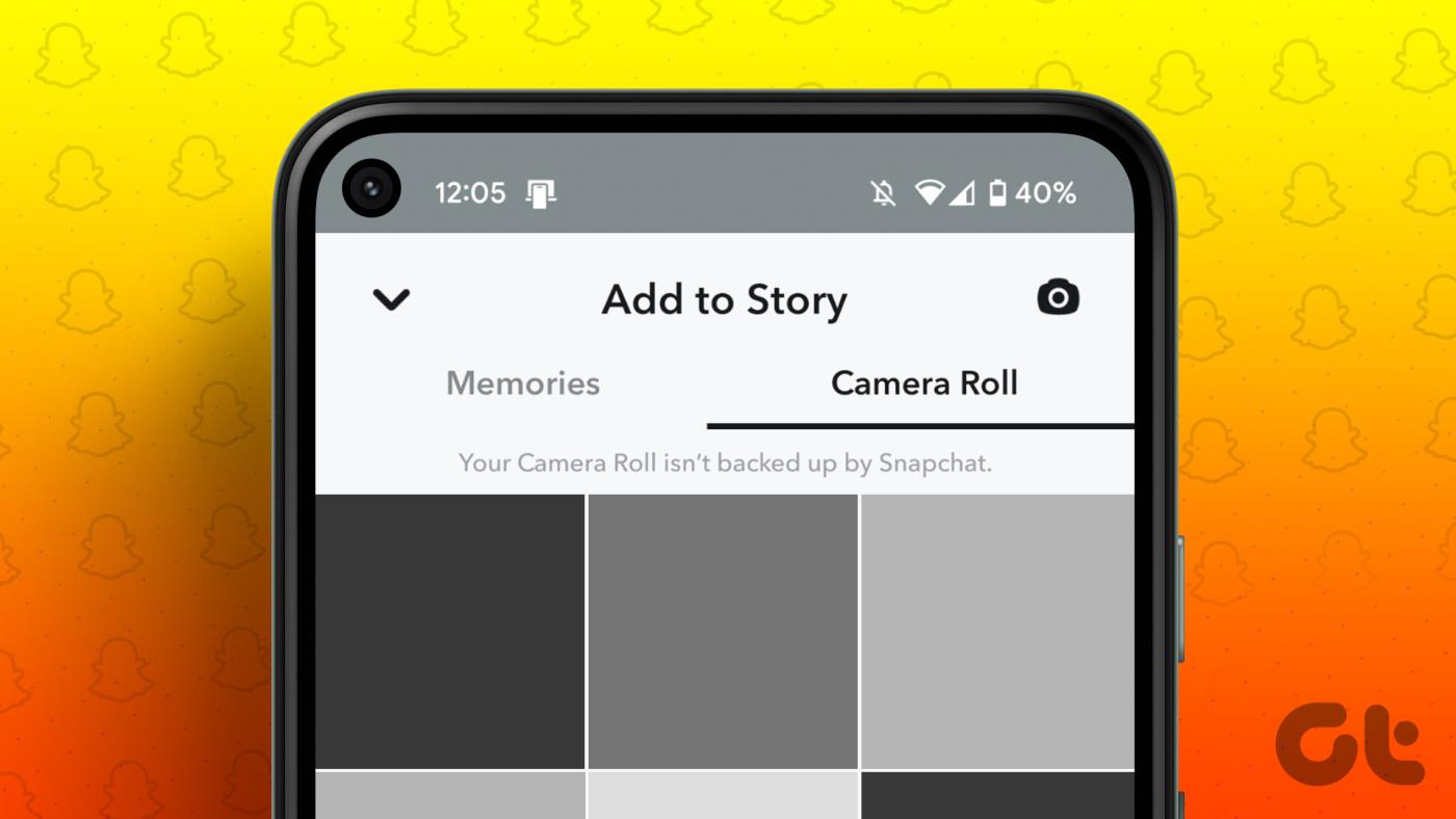 Comment ajouter des photos de pellicule à l'histoire de Snapchat