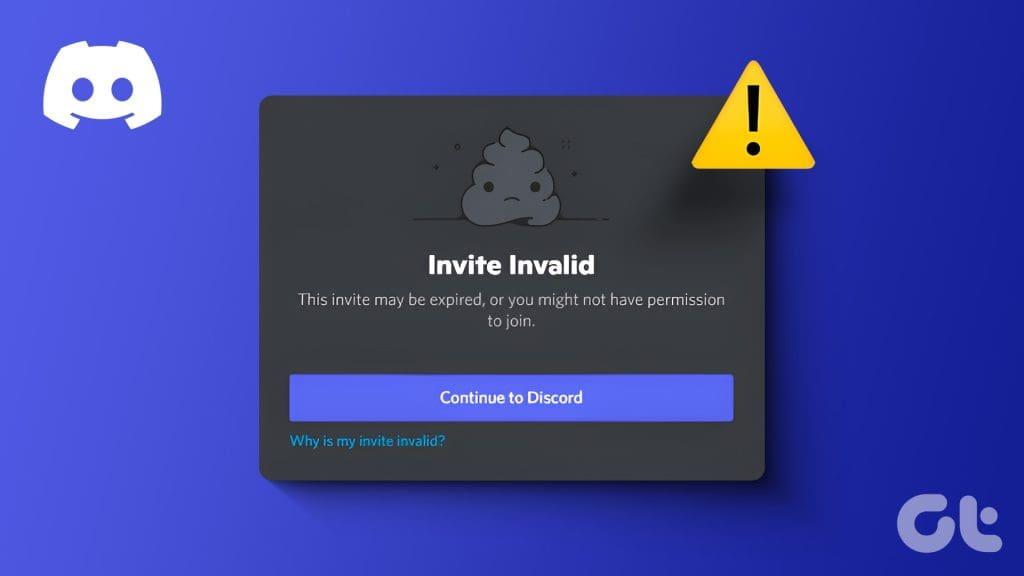 Les 6 meilleures façons de corriger l'invitation Discord qui ne fonctionne pas