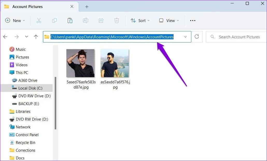 Comment modifier ou supprimer l'image du compte utilisateur dans Windows 11