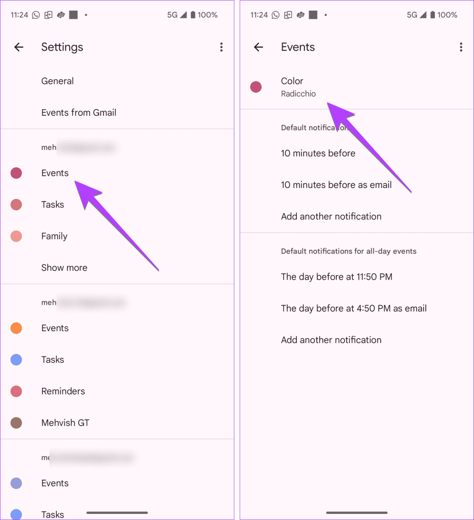 3 formas de cambiar colores en Google Calendar