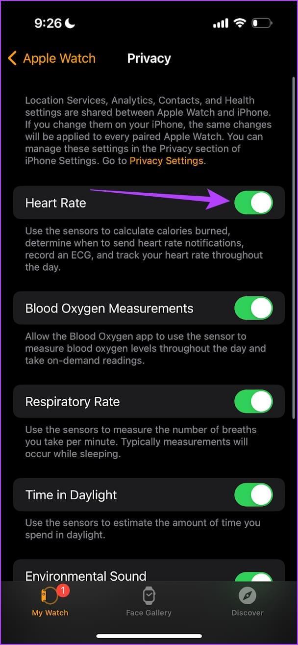 11 maneiras de consertar o Apple Watch que não lê a frequência cardíaca