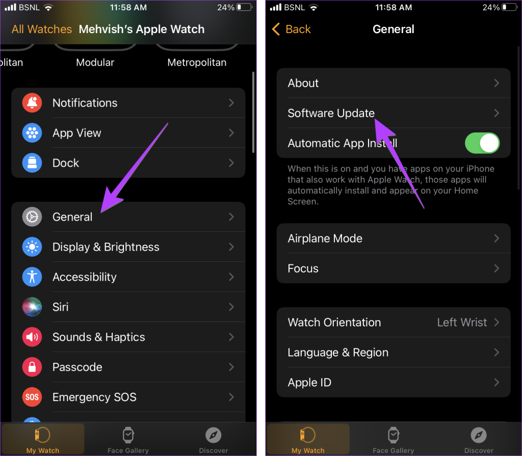Comment envoyer un ping à l'Apple Watch depuis un iPhone et vice versa
