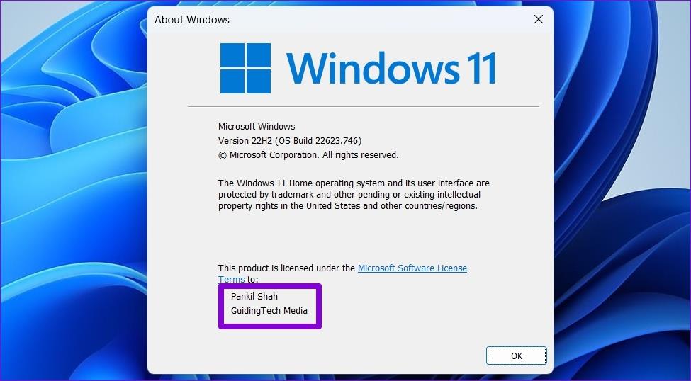 Windows 11で所有者の詳細を確認または変更する方法