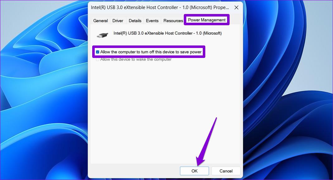 أفضل 6 طرق لإصلاح أجهزة USB التي تستمر في قطع الاتصال وإعادة الاتصال في نظام التشغيل Windows 11