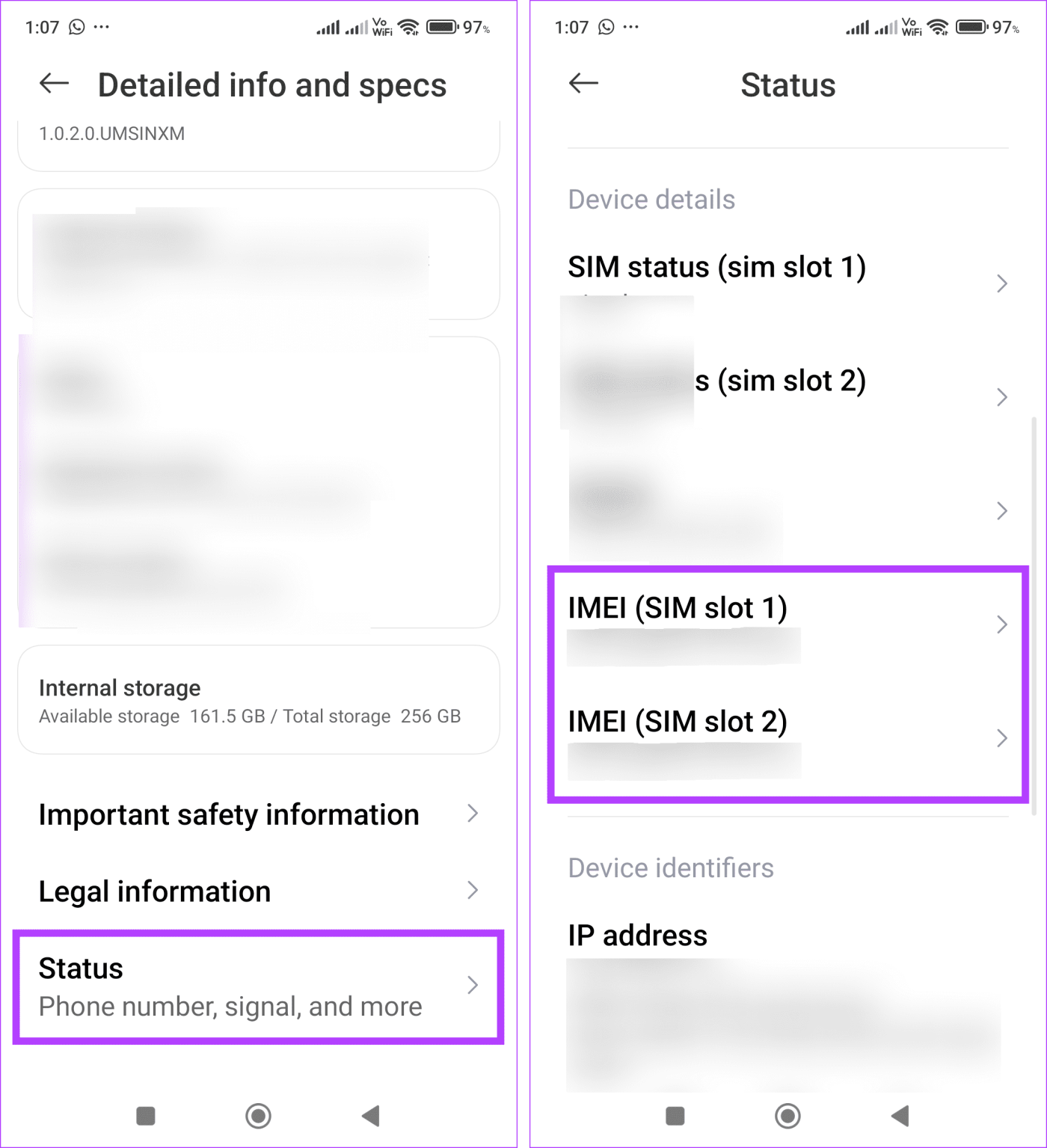 Comment trouver le numéro IMEI sur Android (avec/sans téléphone)