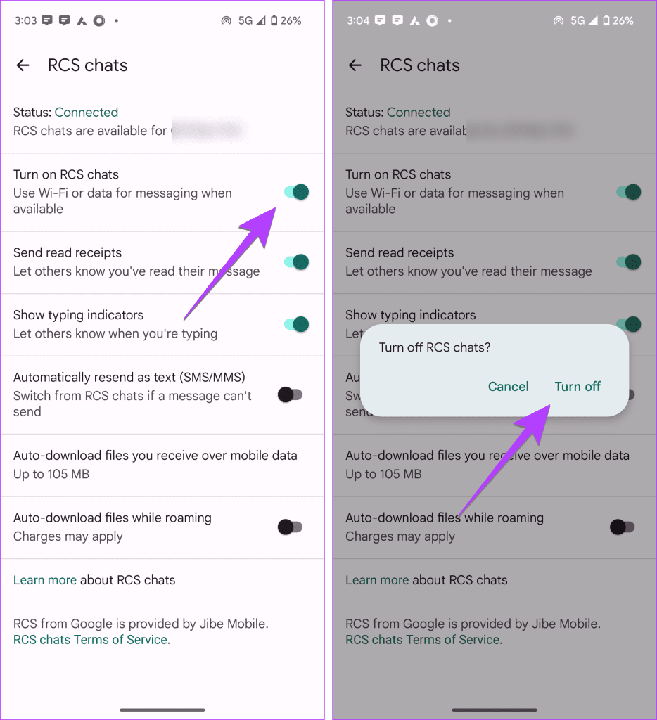 Samsung を含む Android で RCS をオフにする 3 つの方法