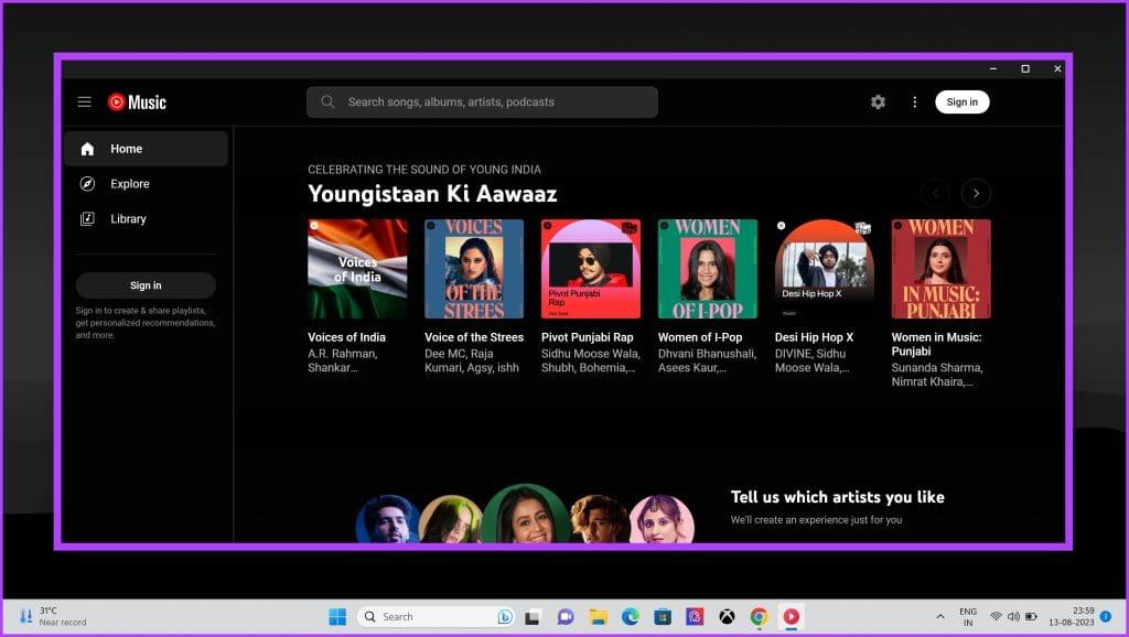 Como instalar o aplicativo YouTube Music no desktop (Windows e Mac)