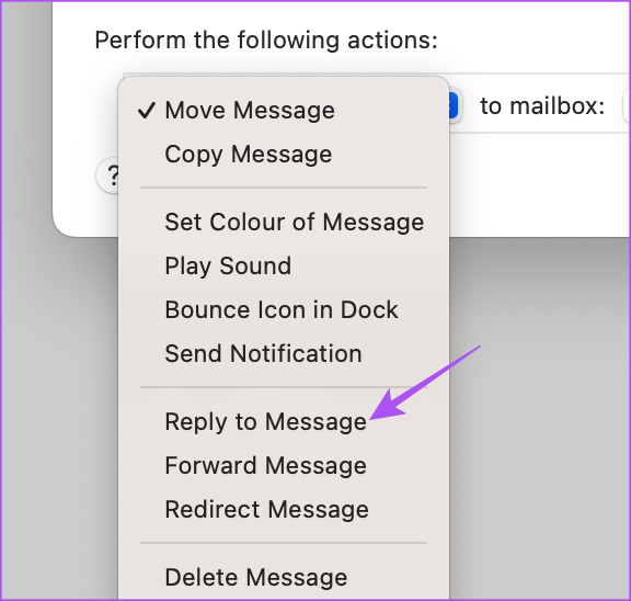 Comment configurer un message d'absence du bureau dans l'application Mail sur Mac