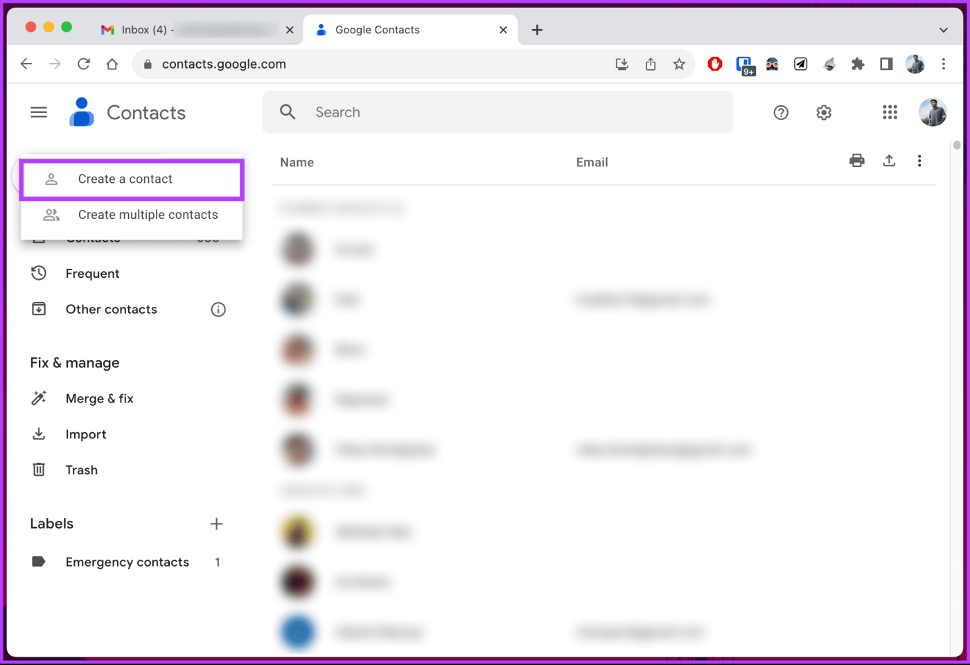 Comment ajouter, modifier ou supprimer des contacts dans Gmail