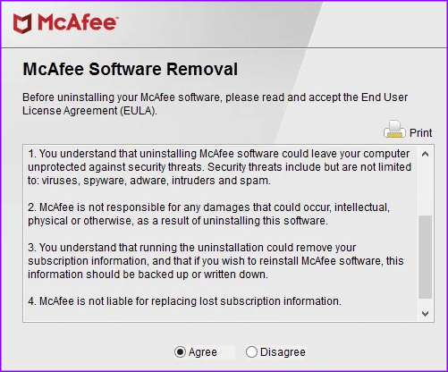 Comment désinstaller complètement McAfee sous Windows