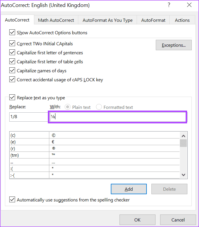 在 Microsoft Word 中建立分數的 4 種最佳方法