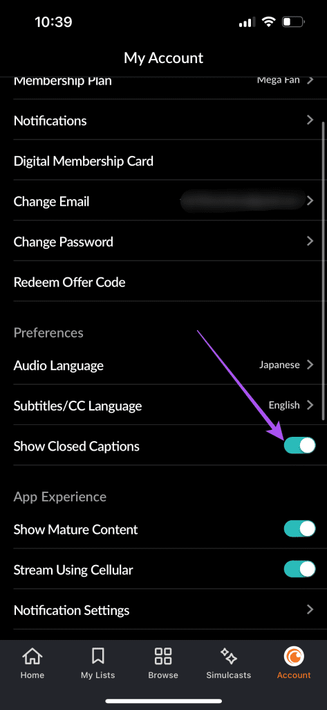 Las 7 mejores soluciones para los subtítulos que no funcionan en Crunchyroll en dispositivos móviles, computadoras de escritorio y Apple TV