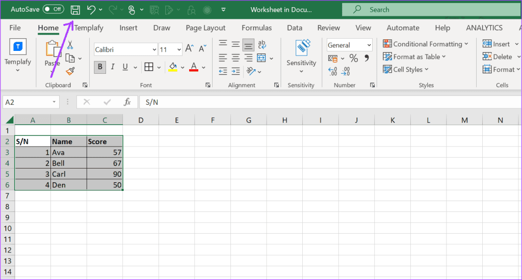 3 วิธีในการ��ทรกสเปรดชีต Excel ลงในเอกสาร Word