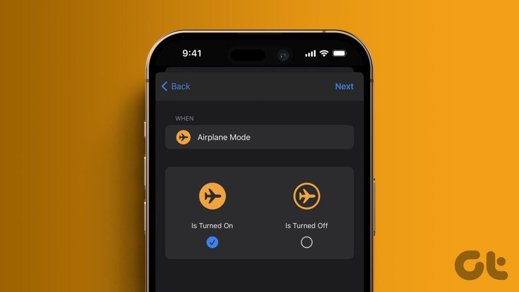 วิธีเปิดหรือปิดโหมดเครื่องบินโดยอัตโนมัติบน iOS