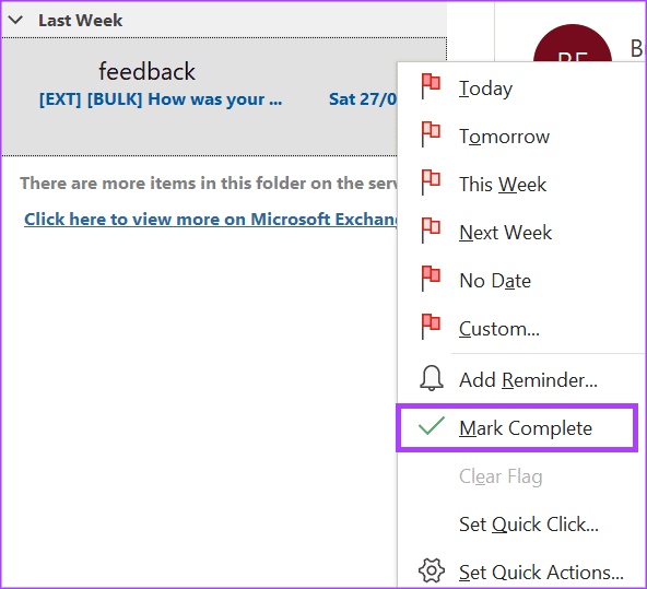 วิธีสร้างและจัดการอีเมลที่ถูกตั้งค่าสถานะใน Microsoft Outlook