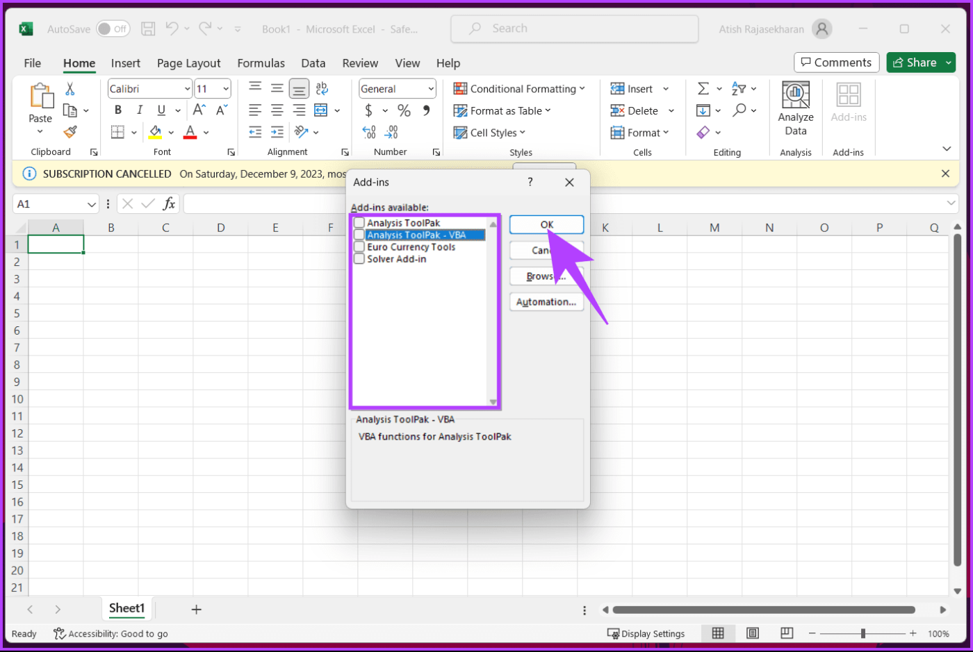 修正 Excel 中捲軸不起作用的 9 種方法