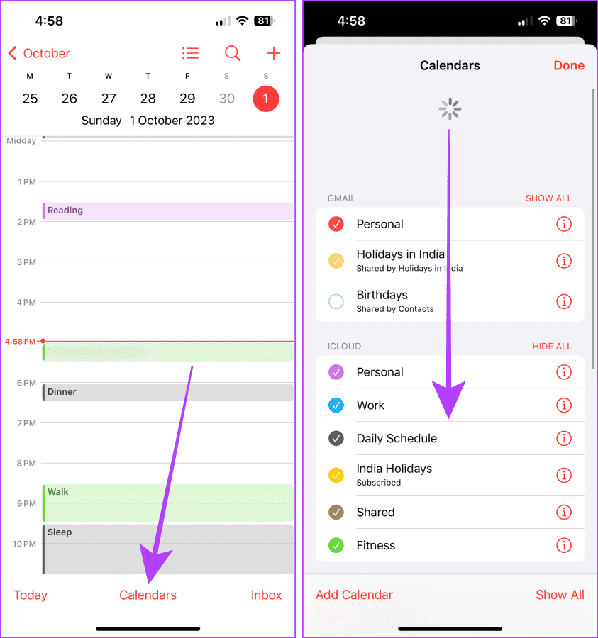 Cómo usar y compartir Google Calendar en iPhone