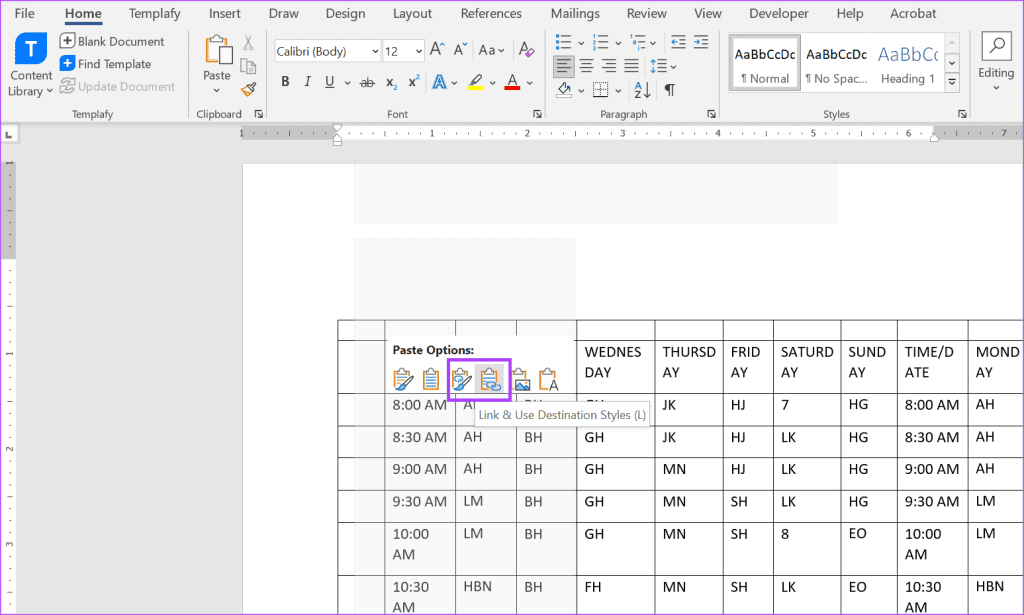 3 วิธีในการแทรกสเปรดชีต Excel ลงในเอกสาร Word