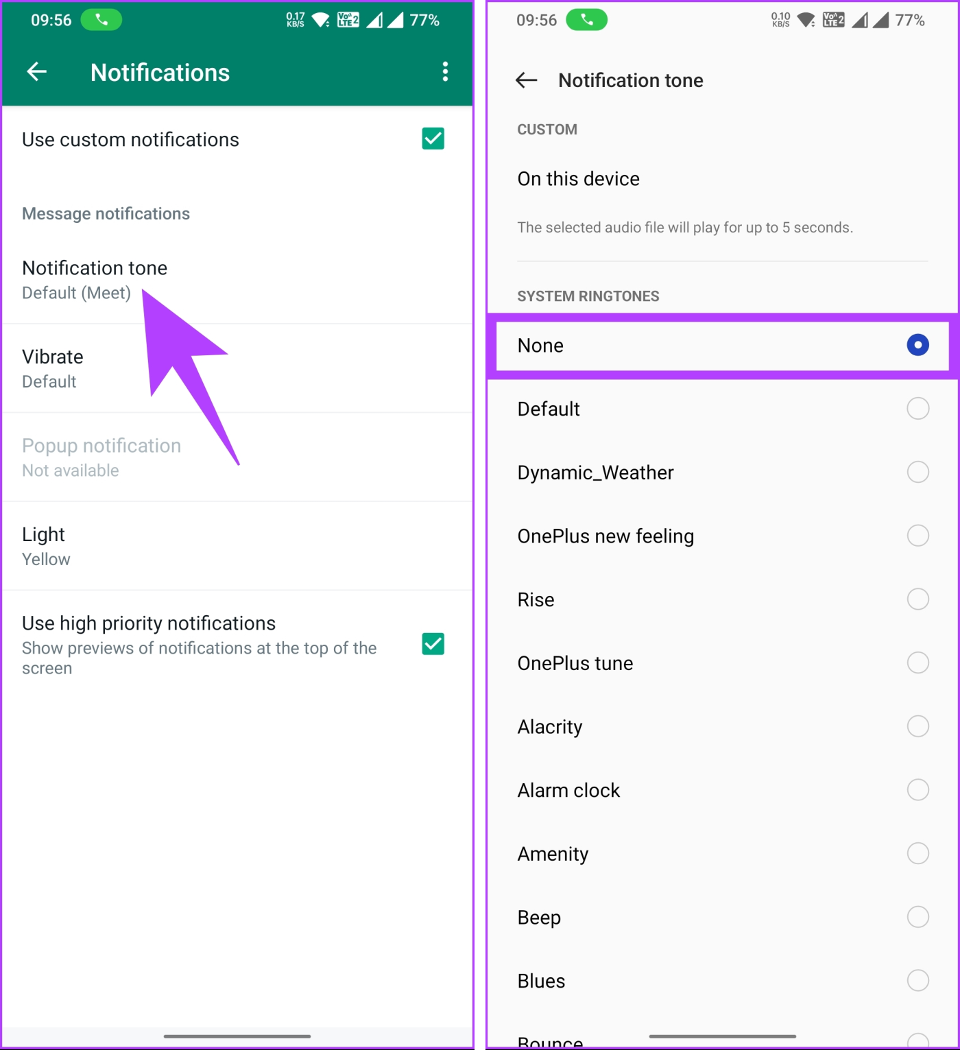 Comment désactiver définitivement les notifications du groupe WhatsApp