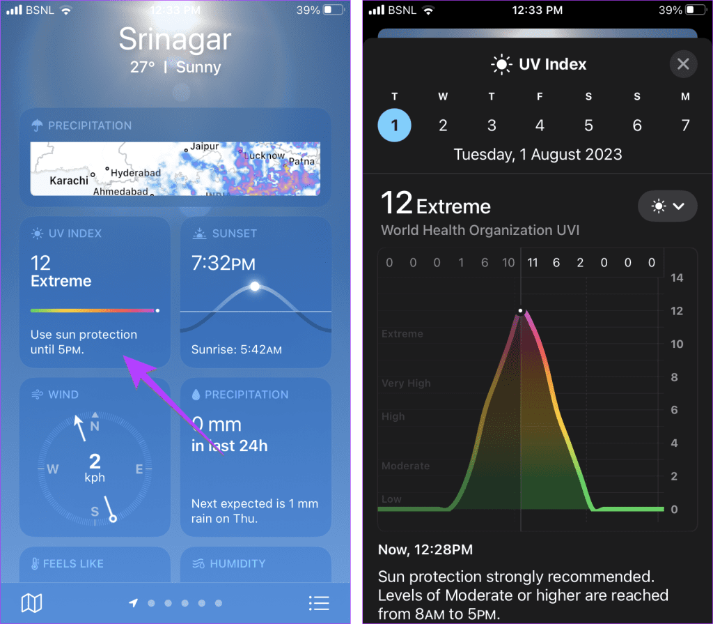 iPhoneでApple天気アプリを使用する方法