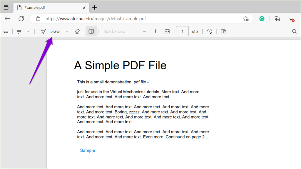 Microsoft Edge の組み込み PDF エディターを使用して PDF を編集する方法