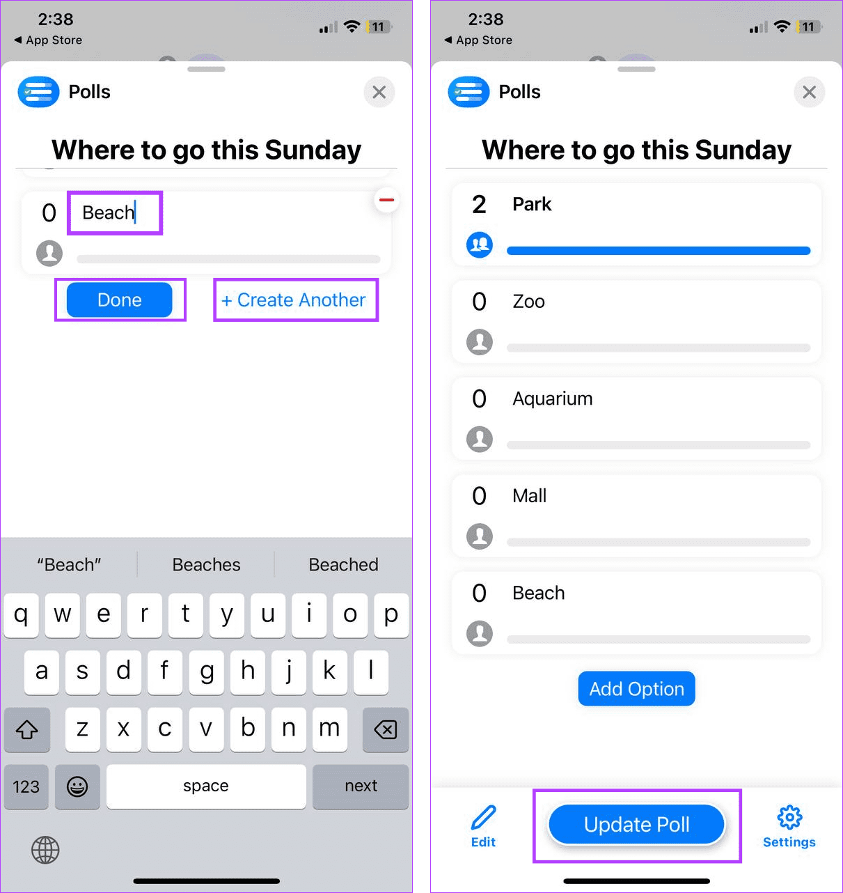 Comment créer un sondage dans iMessage sur iPhone et iPad