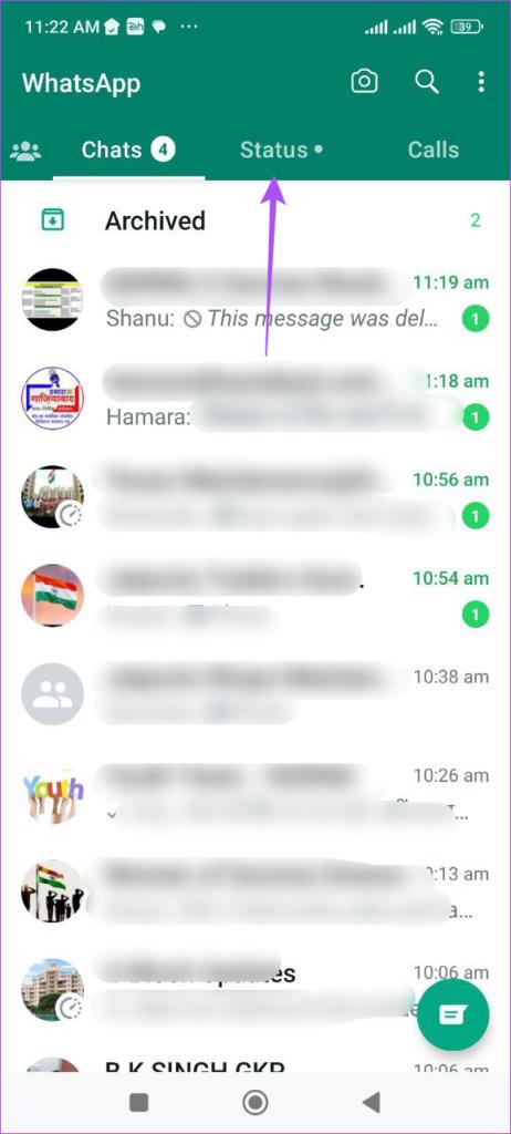 Como fazer upload de vídeos de status do WhatsApp com mais de 30 segundos