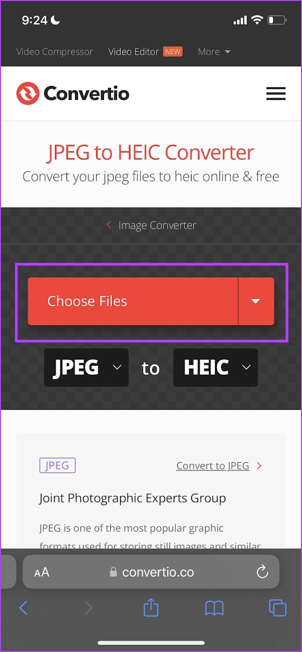 Comment convertir facilement des images JPG en images HEIC sur iPhone