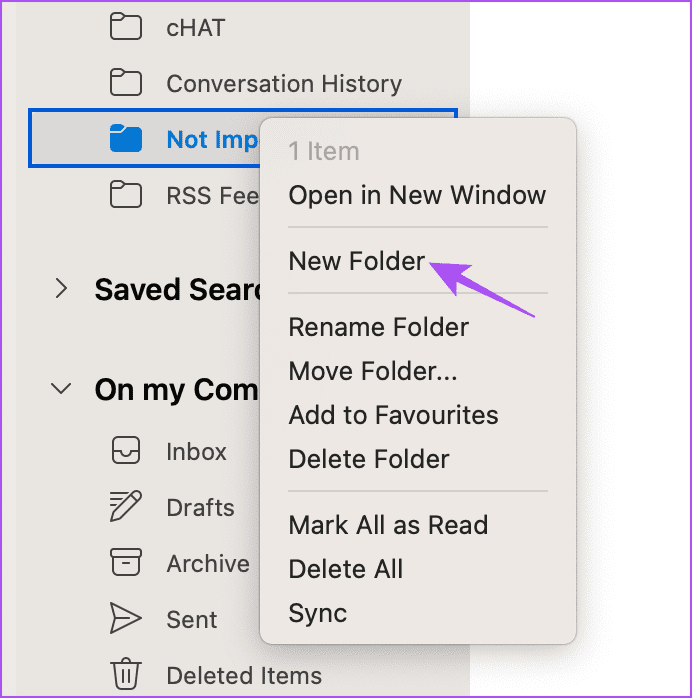 วิธีสร้างโฟลเดอร์และย้ายอีเมลใน Outlook บน Mac และ Windows