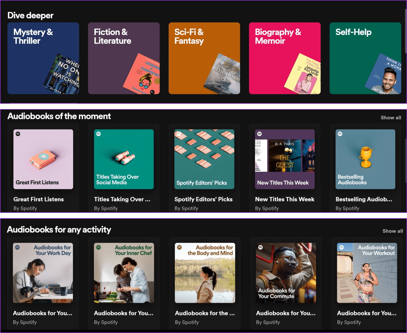 วิธีซื้อและฟังหนังสือเสียงบน Spotify