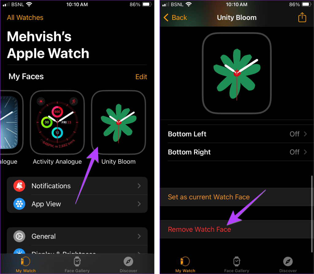 Comment changer le visage de l'Apple Watch depuis un iPhone ou une montre