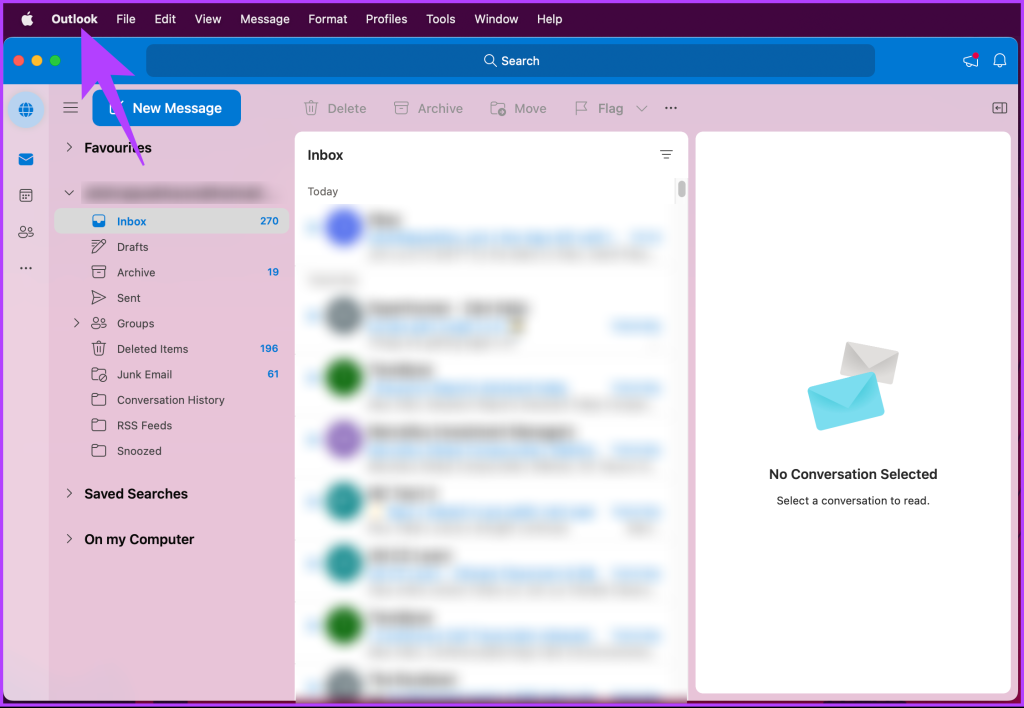 Comment supprimer un compte de messagerie d'Outlook