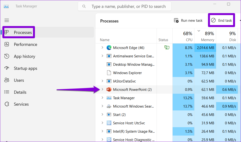 Les 6 meilleures façons de réparer Microsoft PowerPoint qui ne répond pas sous Windows 11