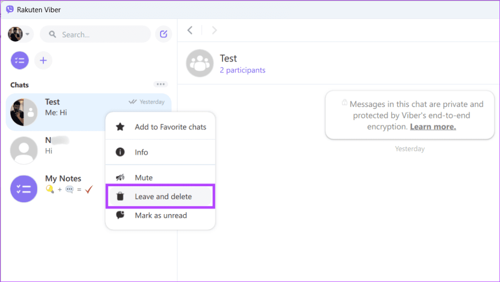 Comment supprimer des messages dans Viber