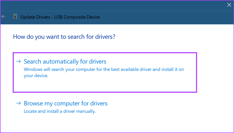 9 formas de solucionar el error "Actualizar la configuración del dispositivo para aceptar transferencias de medios" en Windows 11