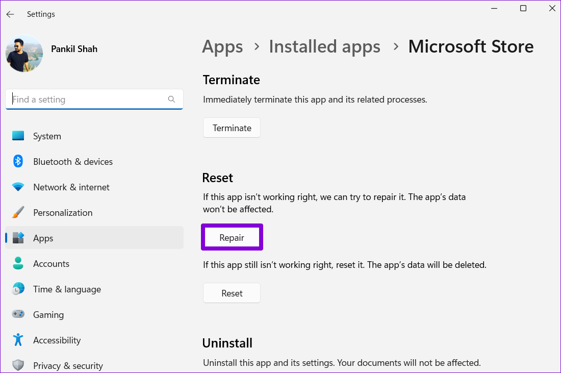 Windows 11에서 누락된 기본 앱을 수정하는 6가지 방법