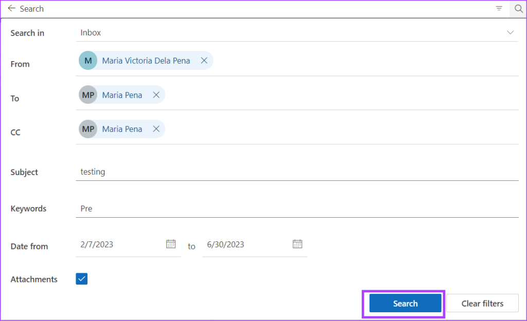 Una guida all'utilizzo della barra di ricerca e degli operatori di ricerca in Microsoft Outlook